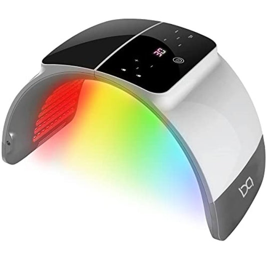 Bestqool LED Light Therapy giving off rainbow light